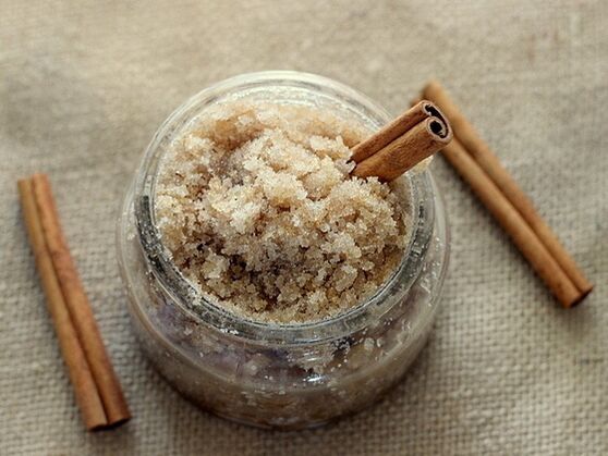 exfoliante corporal para el cuidado de la piel